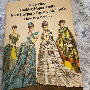 Vintage 1970s Paper Dolls, 2 Sets: Victorian and Edwardian Eras